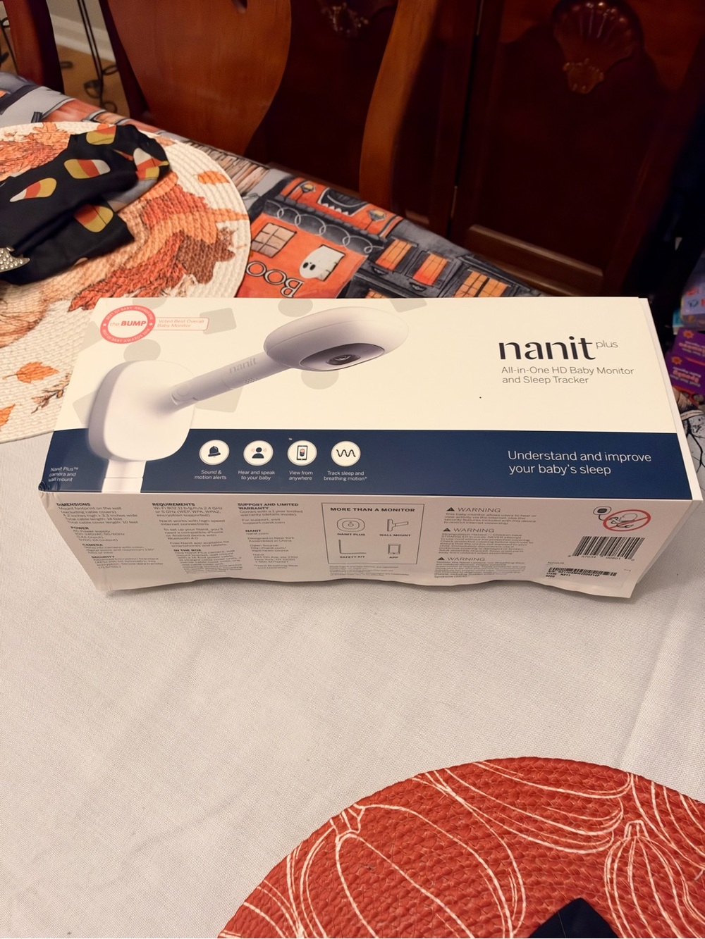 Nanit Plus All-in-One HD Baby Monitor & Sleep Tracker — White